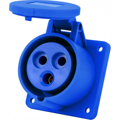 Розетка кабельная 32А 220В IP44 2Р+РЕ  РЩ-103 скрытая